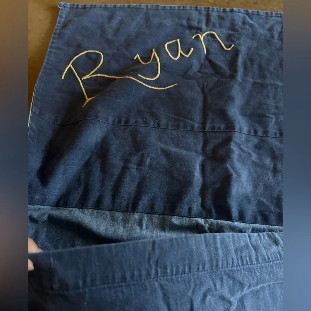 Vintage blue denim